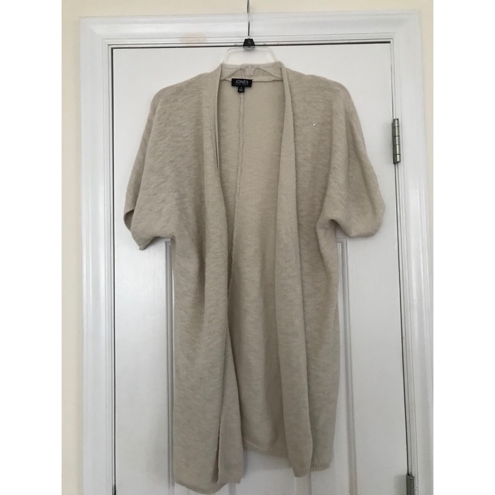 Jones new York long sleeveless cardigan